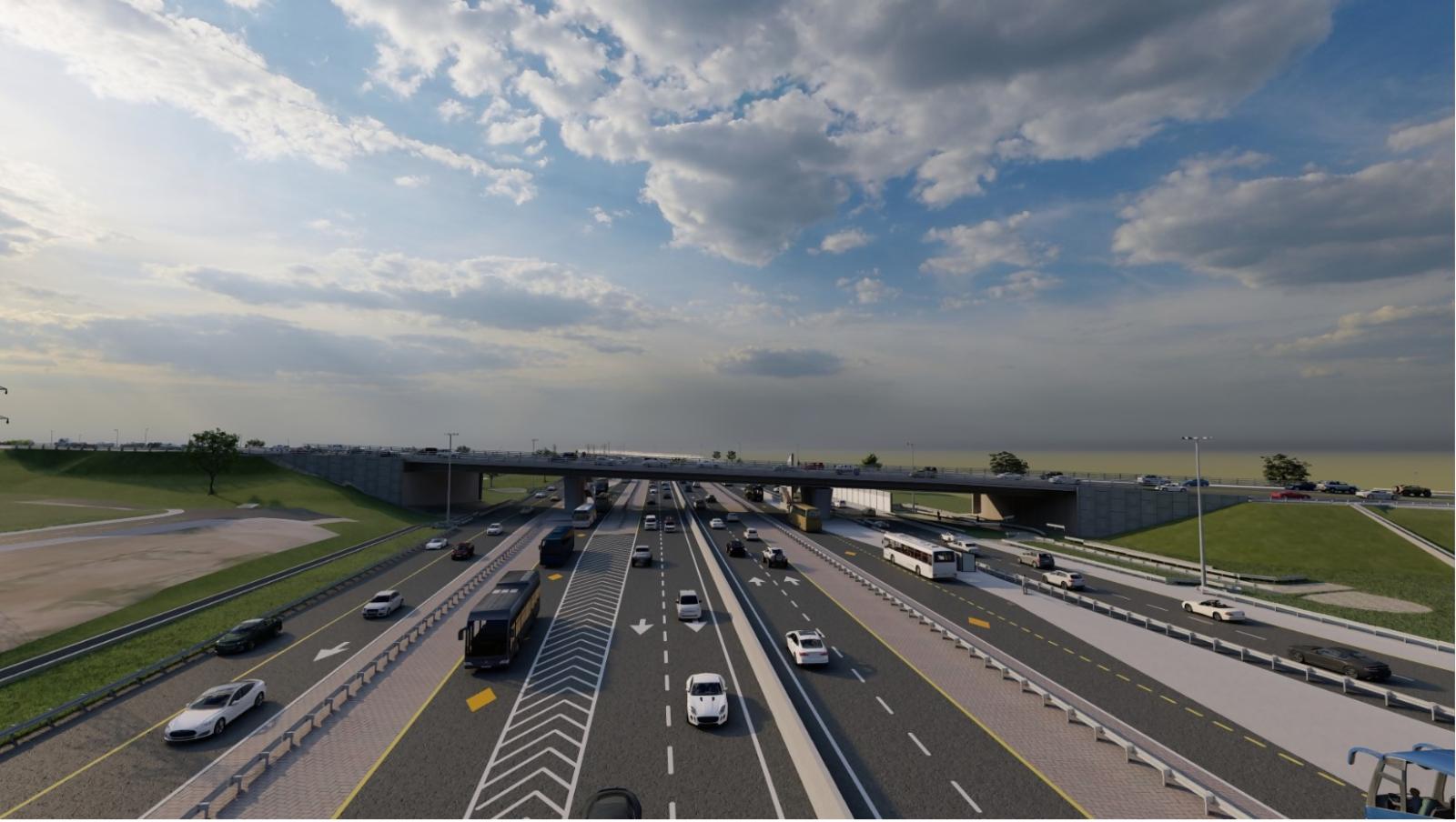 נת''צ ראשון בדרום כביש 60. (צילום: חברת נתיבי ישראל)